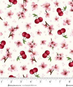 Cherries Baby// Blossoms and Cherries (Pink/Red)