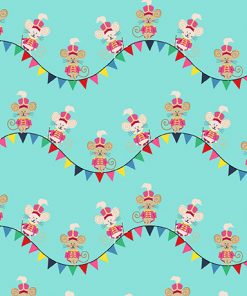 Circus Spectacular- Mice on Bunting