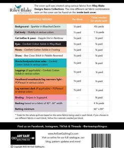 Alternative view of Catrobics Quilt Pattern