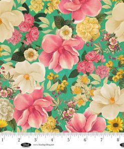 Birds & Blooms// Floral (Turquoise)